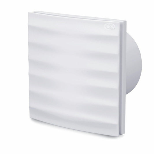 Alize ARS - white wall axial fan for bathroom/toilet, white, with silent grille, 120 mm, 180 m3/h, 348563