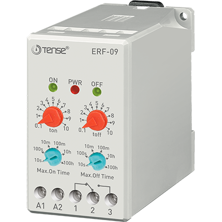 Cyclic time relay for DIN rail, ERF-09