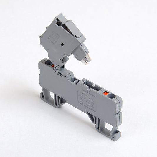 ONKA 2.5 mm2 screw connection with terminal box for fuse (fuse not included) gray, 1020223