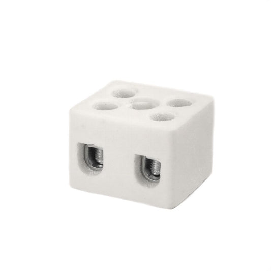 ONKA 2.5-4mm2 / 2 rails Steatite / Ceramic / Porcelain connector - PORCELAIN TERMINAL BLOCK, 1070002