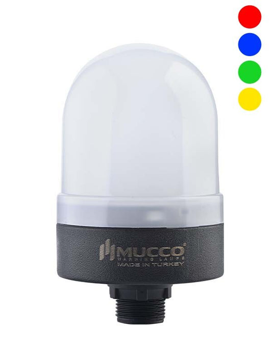 Surface-mounted signal light, multicolored RGB