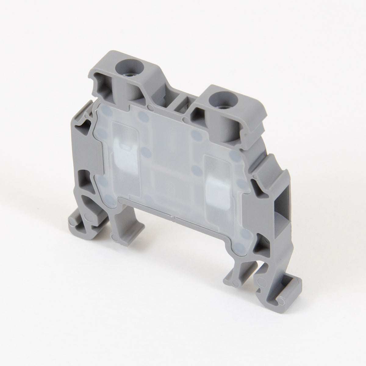ONKA 2.5 mm2 Terminal box for screw rails Terminal box for DIN rails 2-wire gray, 1010012
