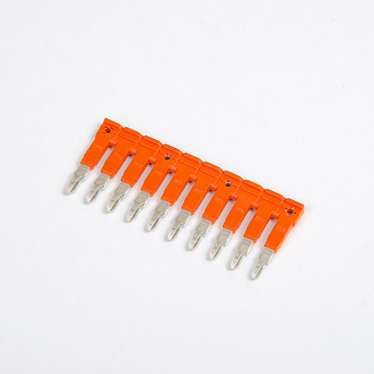 ONKA 2.5/10 Switchable 10-way comb bridge, insulated, universal (for spring and screw terminals 2.5 mm2), 1060109