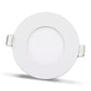 2 pcs - round LED panel 3W / 270Lm warm white round for recessed installation (included power supply) 3200K YL10-0301
