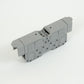 ONKA 95mm2 M8 Screw connector for bus Terminal box for DIN rail with protective cover, gray, 1030059