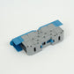 ONKA 95mm2 M8 Screw Connector for Bus Terminal Block for DIN Rail with Protective Cover, Blue, 1030062