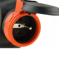 Rubber T-shaped French type splitter with 3 sockets 3WHS-E