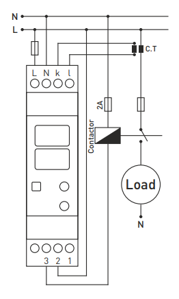 Digital overcurrent relay with surge protection TRM-30M