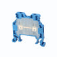 ONKA 1.5 mm2 Connector for screw rail Terminal for DIN rail 2-wire, blue, 1010005