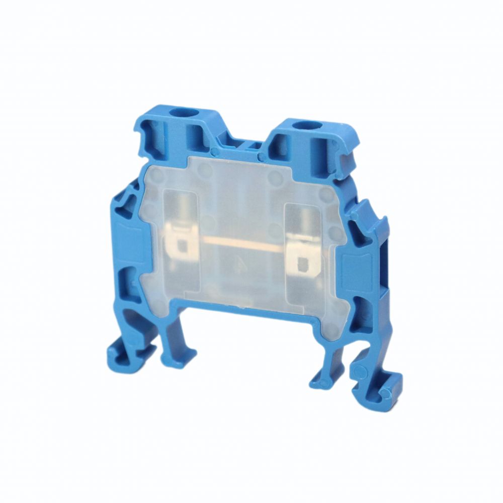 ONKA 1.5 mm2 Connector for screw rail Terminal for DIN rail 2-wire, blue, 1010005