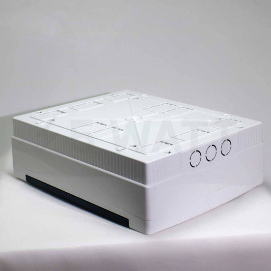 ARS Modular Distribution Board 24 MOD (24 fuses), surface-mounted distribution cabinet, plastic, transparent door IP40, 341207