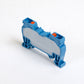 ONKA 4mm2 Spring Connector for Bus, Terminal Block DIN Rail, 2-wire, Blue, 1020027