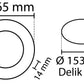 2 броя - SLIM LED панел бял 12W / 180Lm кръгъл за вграждане (с включено захранване) 4000K YL10-1207