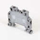 ONKA 1.5 mm2 Terminal clamp for screw busbar Terminal clamp for DIN rail, 2-wire, gray, 1010002