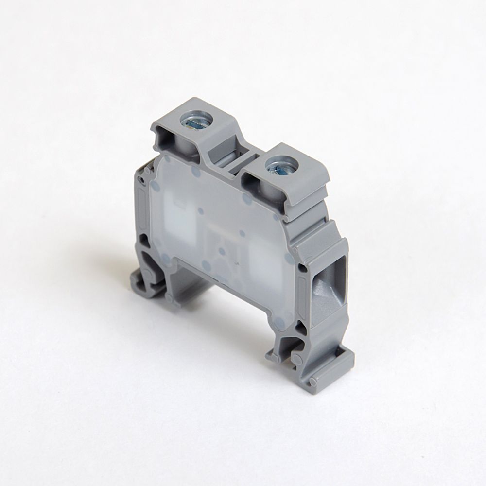 ONKA 10mm2 Клемна кутия за винтова шина Клемна кутия за DIN шина 2-проводна, сива, 1010042