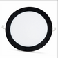 2 pcs - SLIM LED panel with black frame, cool white / 6500K 18W / 1620Lm round for recessed installation (included power supply) 6500K YL10-1800-S