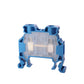 ONKA 4mm2 Terminal box for screw rail Terminal box for DIN rail 2-wire, blue, 1010025