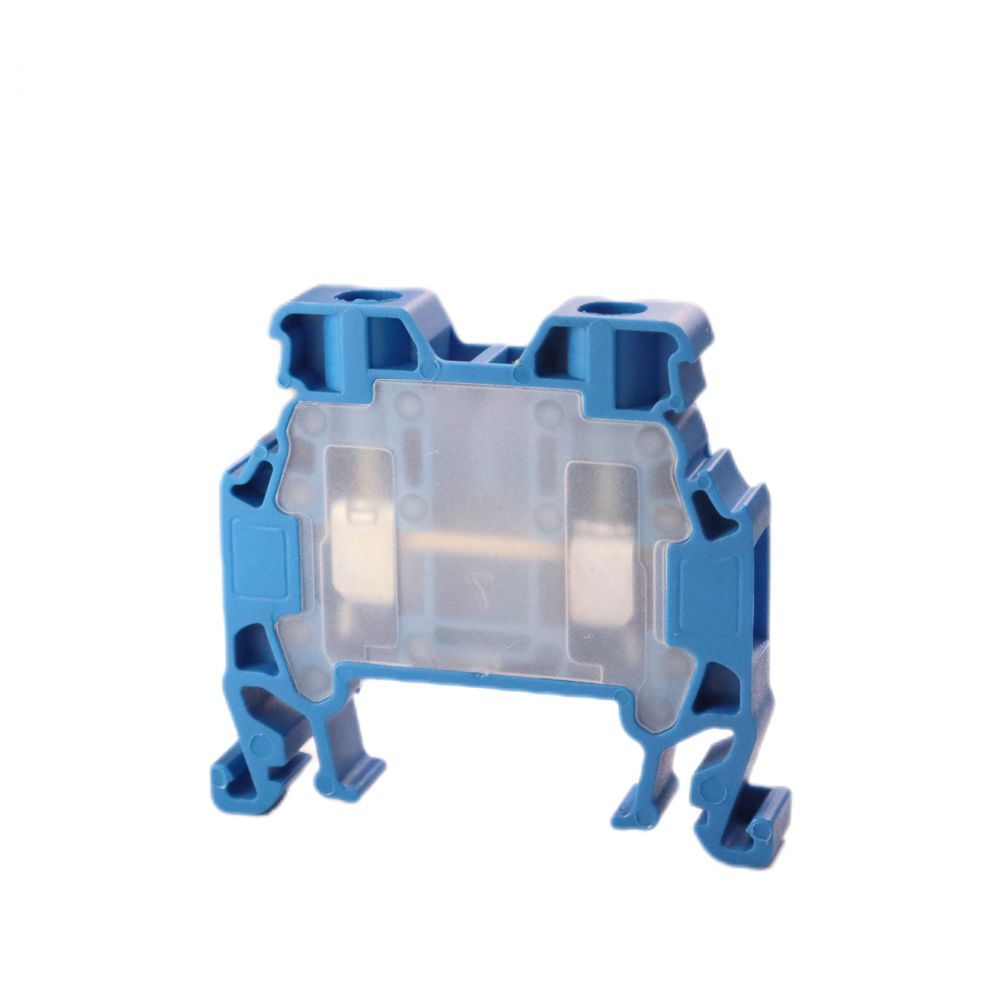 ONKA 4mm2 Terminal box for screw rail Terminal box for DIN rail 2-wire, blue, 1010025
