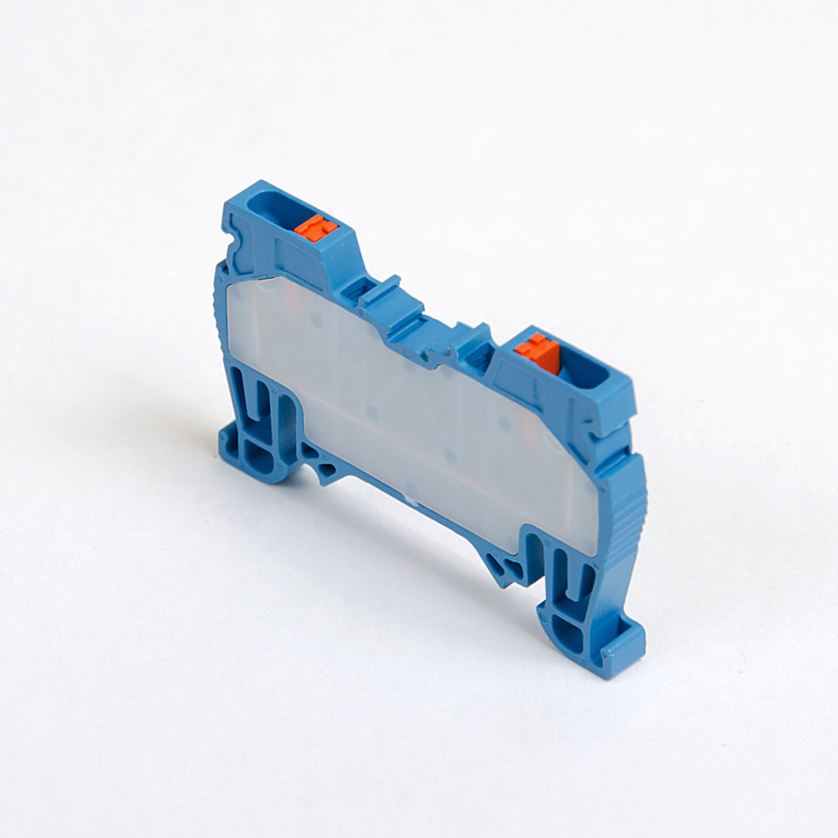 ONKA 1.5 mm2 spring connector for rail, DIN rail terminal, 2-wire, blue, 1020005