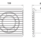 Alize ARS - white wall axial fan for bathroom/toilet, white, with silent grille, 100mm, 90 m3/h, 348562