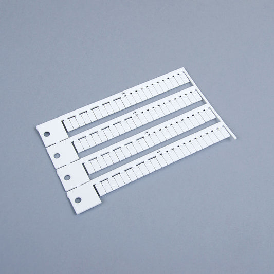 OD10-5P COMBINED LABEL WITHOUT FURRING (for terminal blocks 1.5 mm2)