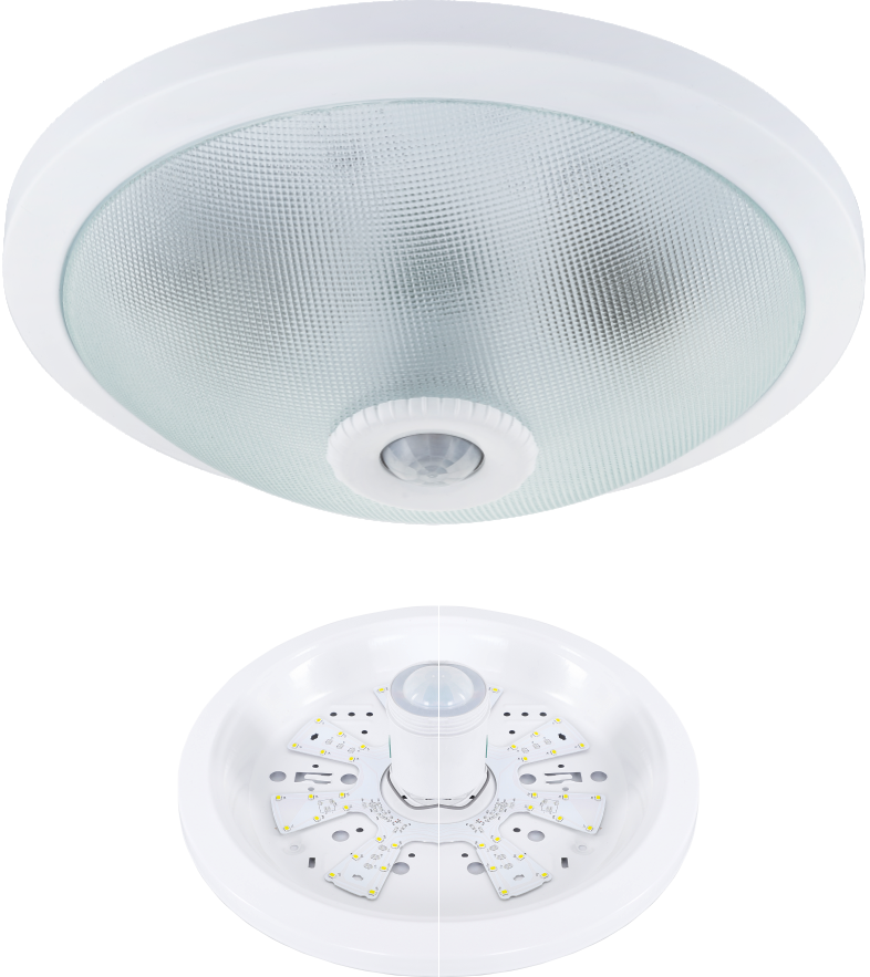 LED Plafoniera 18W с PIR сензор за движение Кръгло осветително тяло с IR сензор