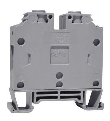 ONKA 35mm2 Connector for screw rail, terminal box for DIN rail, 2-wire, gray, 1010082