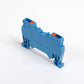 ONKA 1.5 mm2 spring connector for rail, DIN rail terminal, 2-wire, blue, 1020005