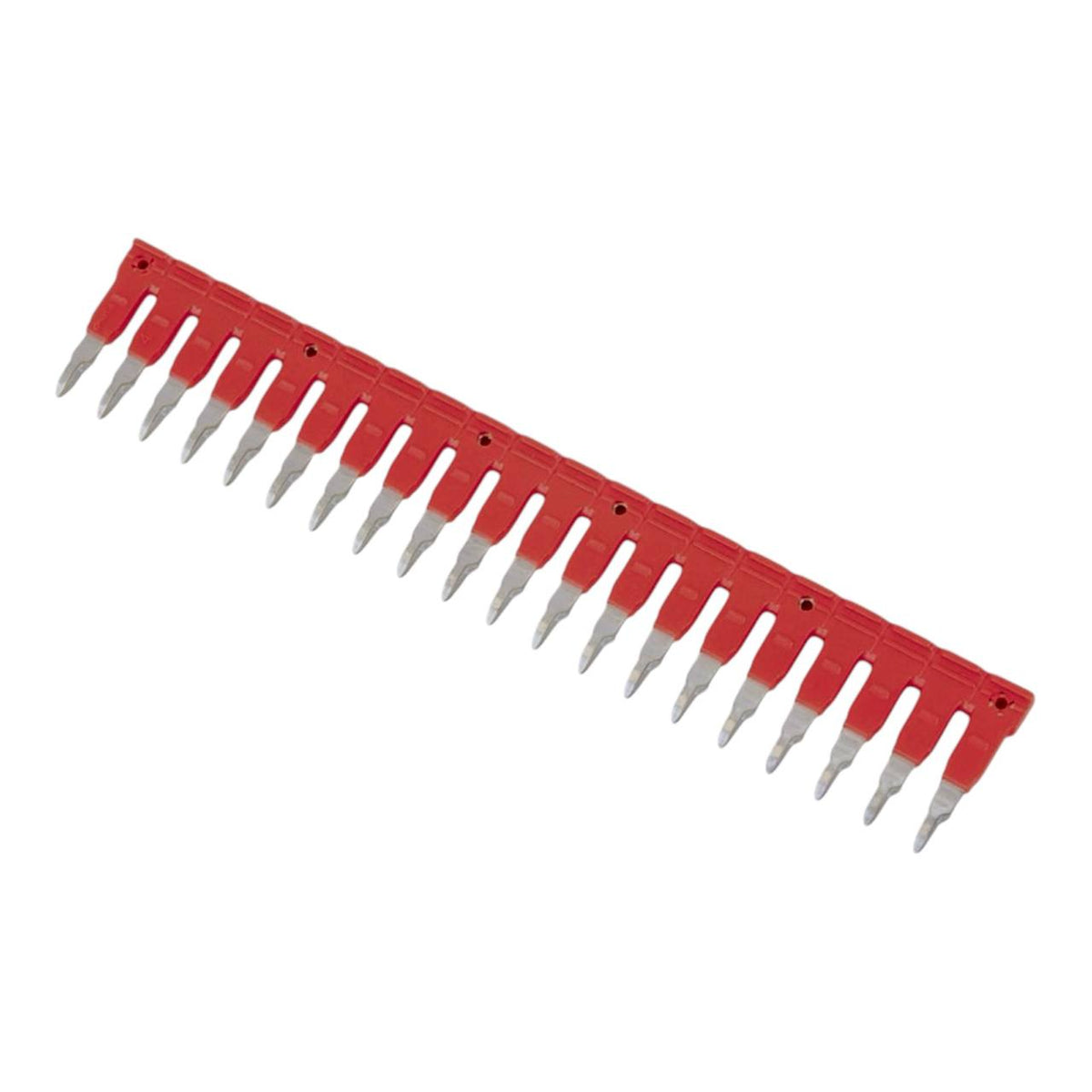 ONKA 6/20 Щепсел с 20 релси, изолиран мост, за пружинен клемник 6 mm2, 1060130