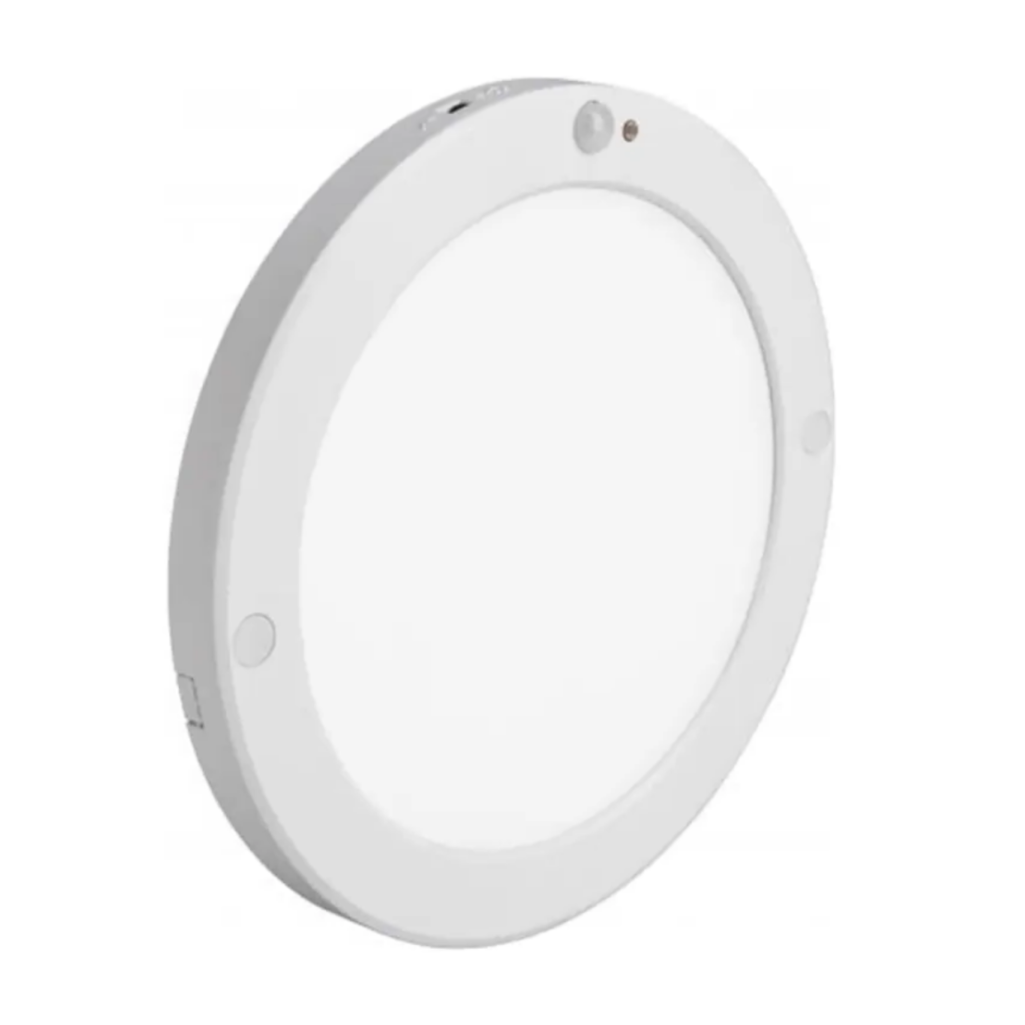 Slim LED 20W Slim ceiling lamp with PIR motion sensor, round, cool white / 6500K YL14-1810