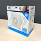 ARS - white wall axial fan for bathroom/toilet, white, with silent grille, 120 mm, 180 m3/h, 340042