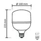 NOAS 60W (450W) LED bulb type TORCH, cool white / 6500K, 5400 Lm, YL95-6001