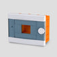 ARS Modular Distribution Board 2-6 MOD (2-6 circuit breakers), plastic distribution cabinet for concealed installation, transparent door IP40, 341213