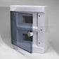 ARS Modular Distribution Board 16 MOD (16 fuses), surface-mounted distribution cabinet, plastic, transparent door IP40, 341205