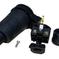 Hermetic black rubber socket IP54 with cover 2P+Z 16A 250V SCHUKO RDP-F Bylion