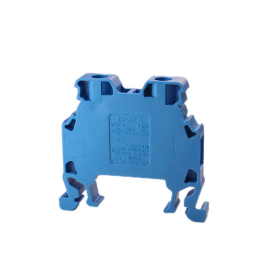 ONKA 4mm2 Terminal box for screw rail Terminal box for DIN rail 2-wire, blue, 1010025