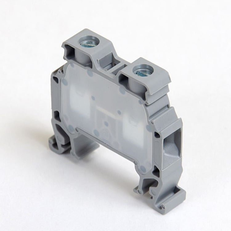 ONKA 6mm2 Terminal box for screw rails Terminal box for DIN rails 2-wire gray, 1010032