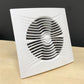 ARS-White wall axial fan for bathroom/toilet, white, with silent grille, 100 mm, 90 m3/h, 340041