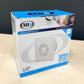 ARS-White wall axial fan for bathroom/toilet, white, with silent grille, 100 mm, 90 m3/h, 340041