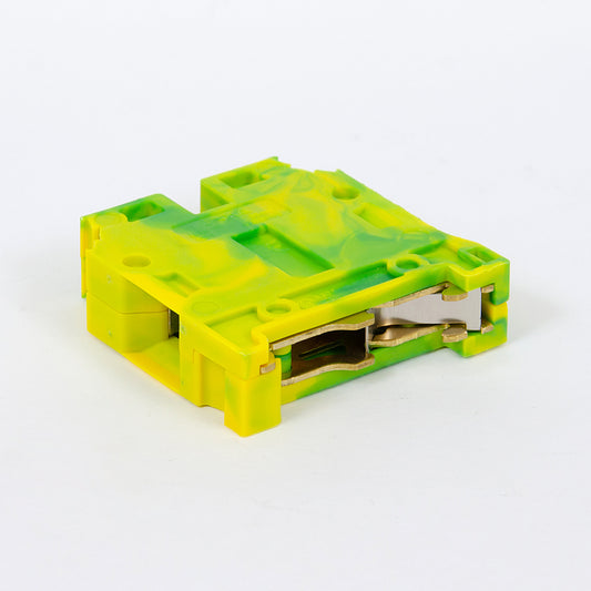 ONKA 35mm2 PE Connecting block for screw rail Terminal for DIN rail 2-wire gray, 1010533