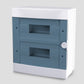 ARS Modular Distribution Board 24 MOD (24 fuses), surface-mounted distribution cabinet, plastic, transparent door IP40, 341207
