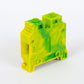 ONKA 35mm2 PE Connecting block for screw rail Terminal for DIN rail 2-wire gray, 1010533