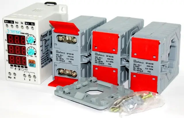 Digital overcurrent relay with LED display 3×3 digits TRM-400